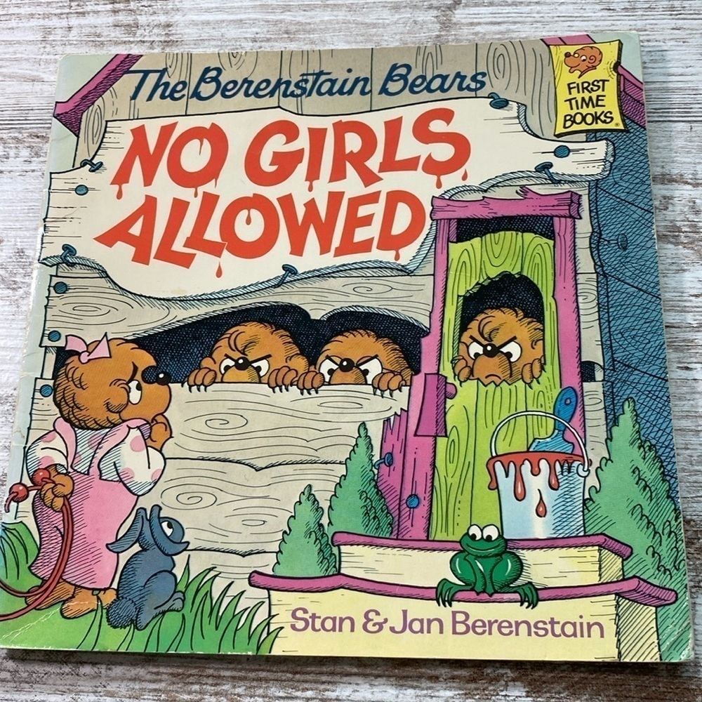 The Berenstain Bears No Girls Allowed Stan Jan Berenstain Paperback 1986 Vintage